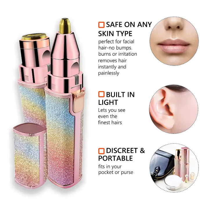 Electric Eyebrow & Face Hair Trimmer For Women