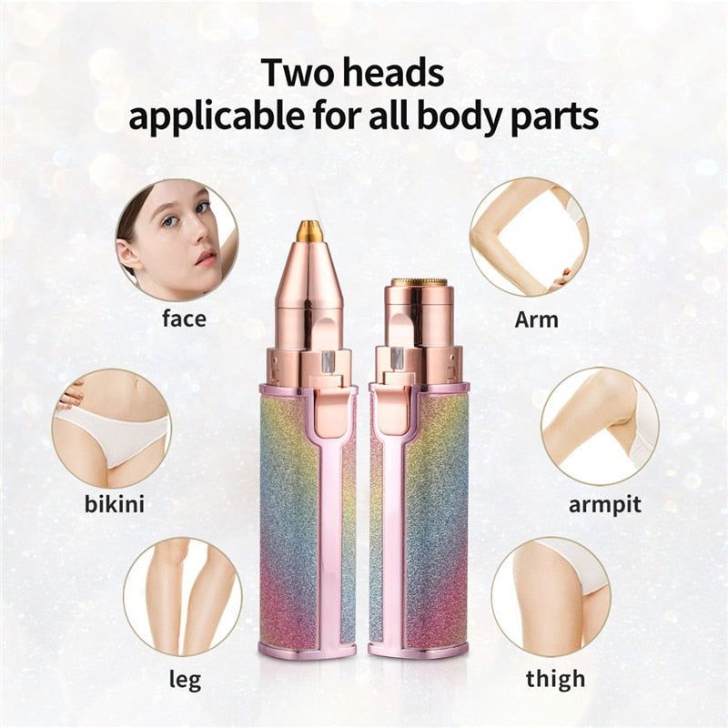 Electric Eyebrow & Face Hair Trimmer For Women